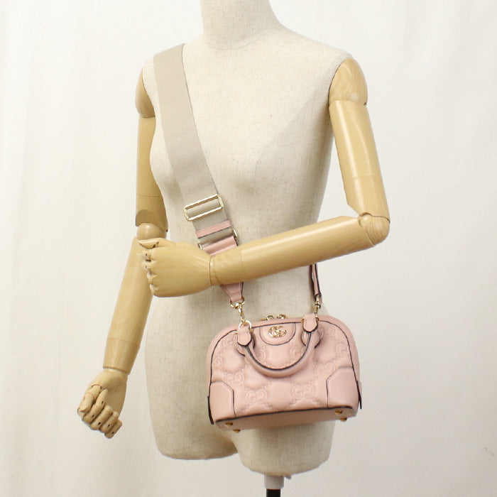 GUCCI 2WAY GG matelasse GU92312 Handbag leather/2WAY handbag Women