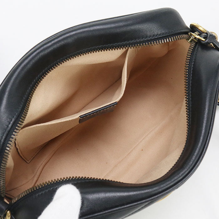 GUCCI Small camera bag GG Marmont GU93094 Shoulder Bag leather/Small camera bag Women