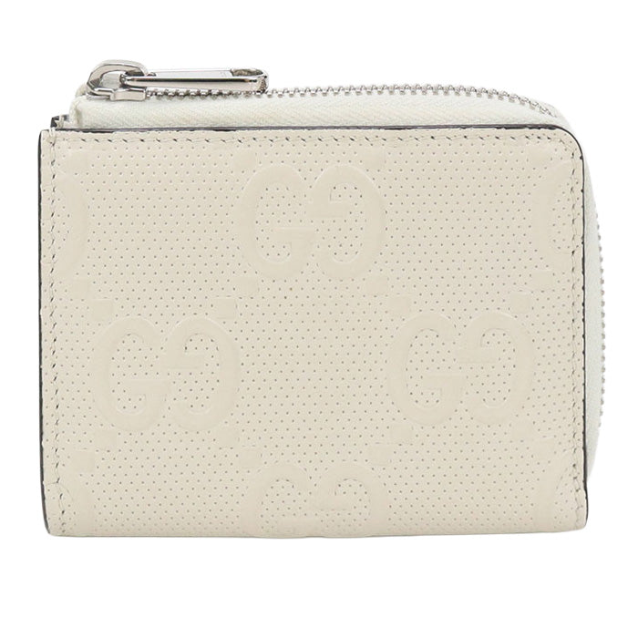 GUCCI L-shaped zipper wallet GG emboss GU93994 Zip AroundWallet leather/L-shaped zipper wallet Women