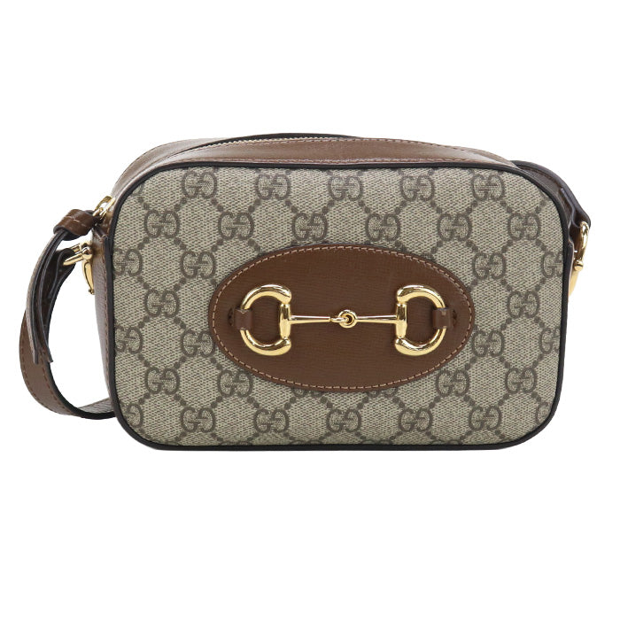 GUCCI Small camera bag Horsebit 1955 GU94379 Shoulder Bag GG Supreme/Small camera bag Women