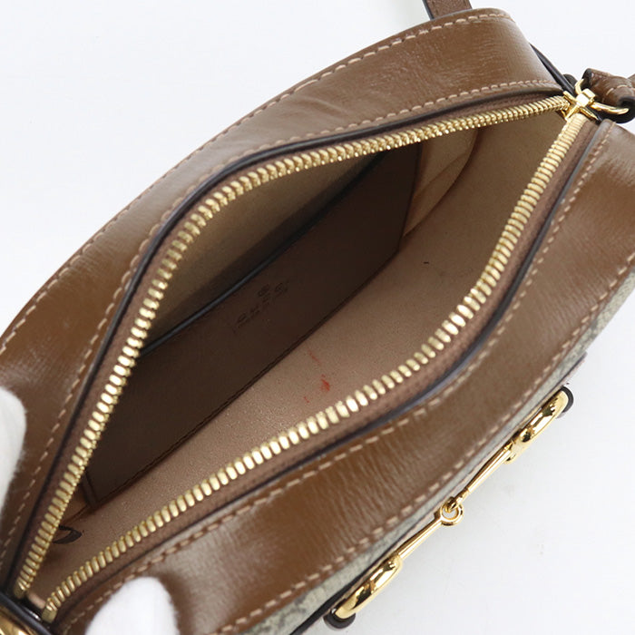GUCCI Small camera bag Horsebit 1955 GU94379 Shoulder Bag GG Supreme/Small camera bag Women
