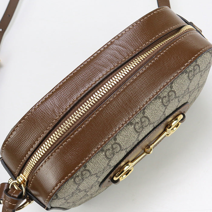 GUCCI Small camera bag Horsebit 1955 GU94379 Shoulder Bag GG Supreme/Small camera bag Women