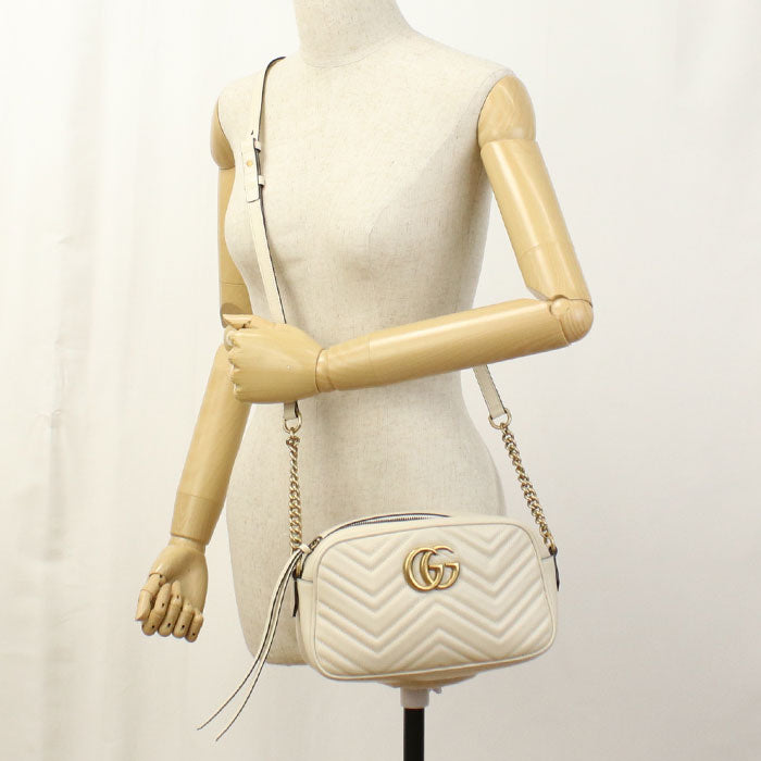 GUCCI Small camera bag GG Marmont 447632 Shoulder Bag leather/Small camera bag Women