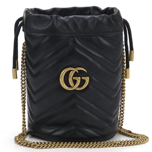 GUCCI Small bucket bag GG Marmont GU94713 Shoulder Bag/Small bucket bag Women