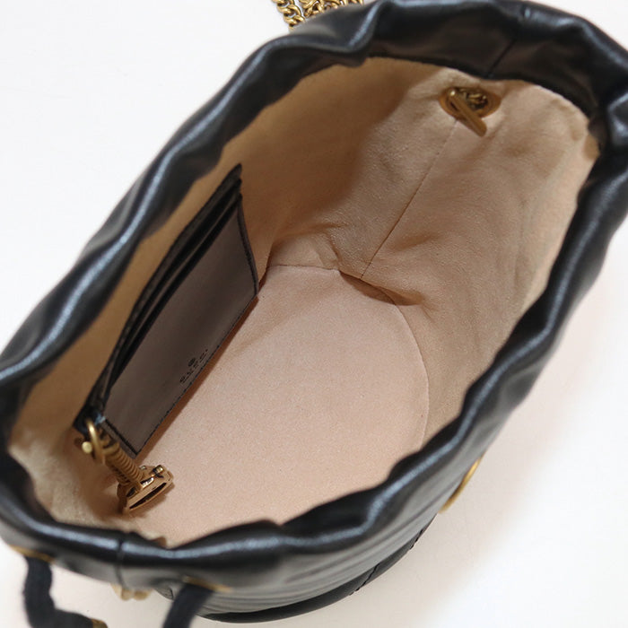 GUCCI Small bucket bag GG Marmont GU94713 Shoulder Bag/Small bucket bag Women