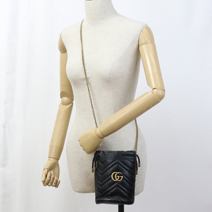 GUCCI Small bucket bag GG Marmont GU94713 Shoulder Bag/Small bucket bag Women