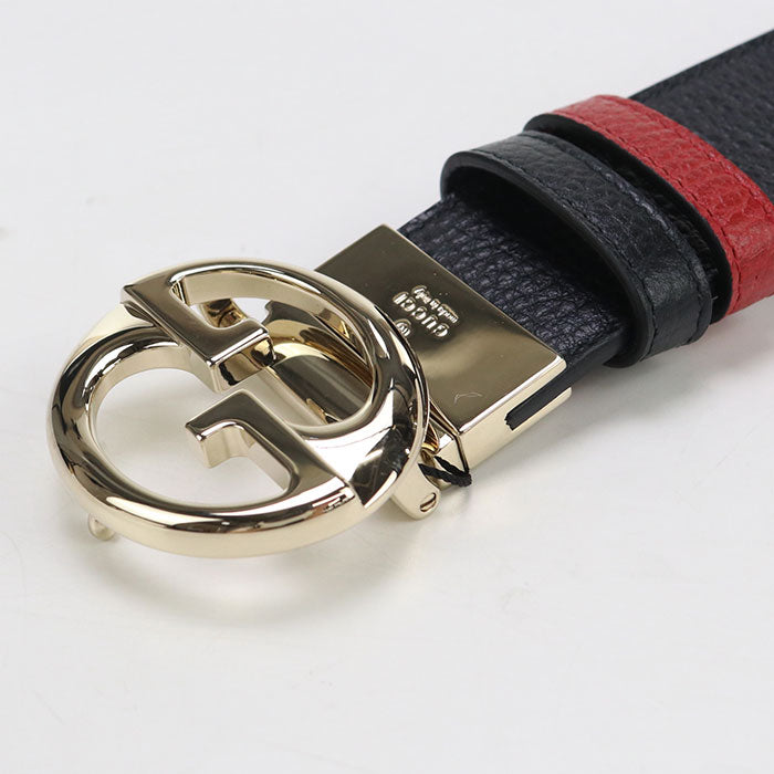 GUCCI Reversible belt Interlocking G 450000 belt leather mens