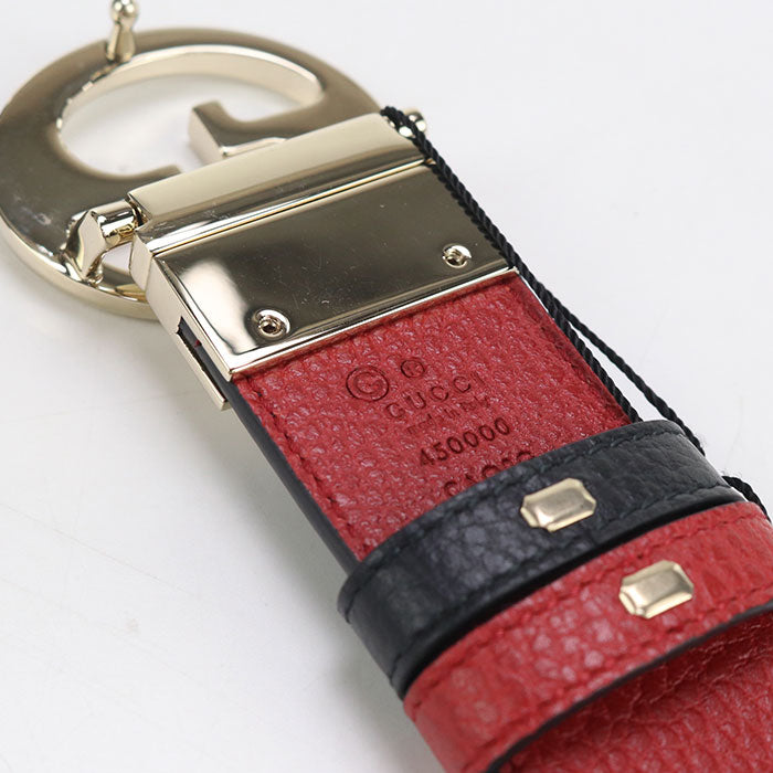 GUCCI Reversible belt Interlocking G 450000 belt leather mens