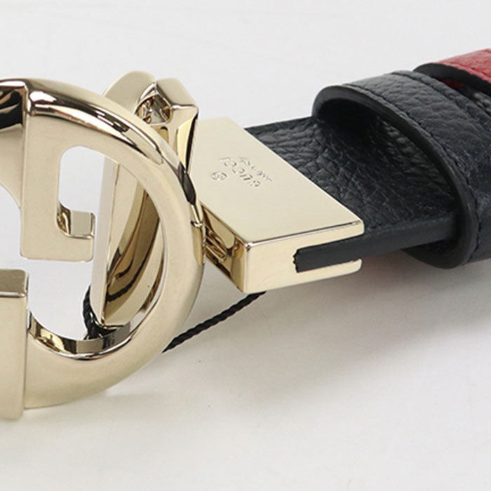 GUCCI Reversible belt Interlocking G 450000 belt leather mens