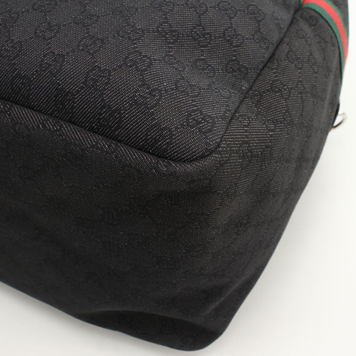 GUCCI GG denim 374770 Boston bag canvas unisex