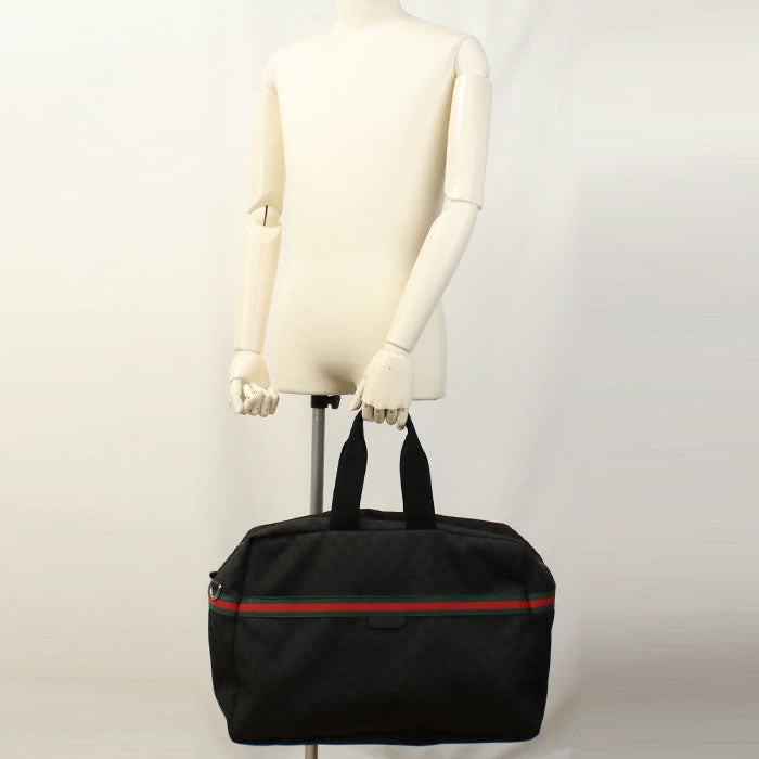 GUCCI GG denim 374770 Boston bag canvas unisex