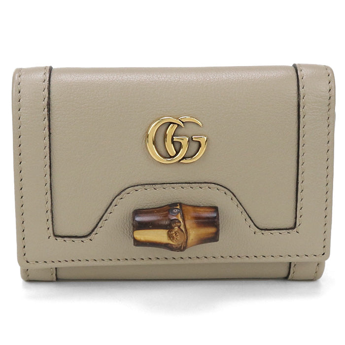 GUCCI Medium wallet Gucci Diana 658633 Three fold wallet leather Women
