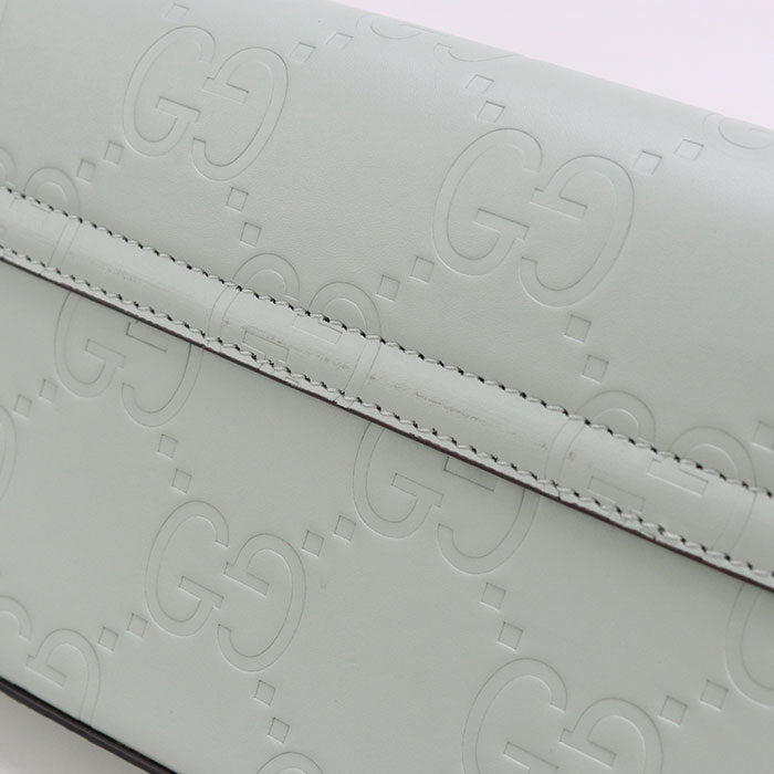 GUCCI GG Super Mini Shoulder GG Super 772794 Shoulder Bag leather/GG Super Mini Shoulder Women