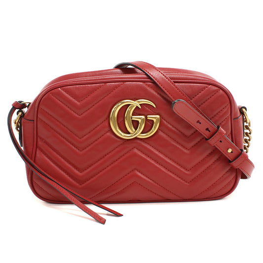 GUCCI Small camera bag GG Marmont 447632 Shoulder Bag leather/Small camera bag Women