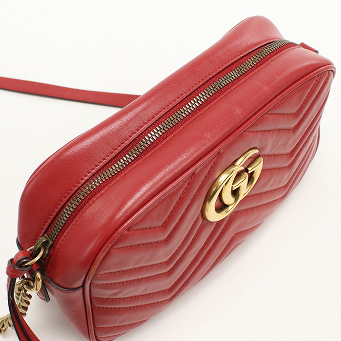 GUCCI Small camera bag GG Marmont 447632 Shoulder Bag leather/Small camera bag Women