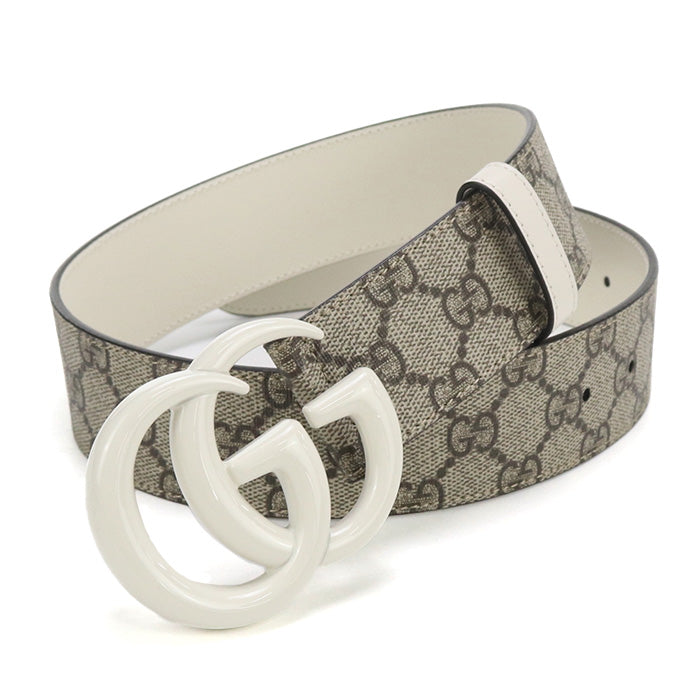 GUCCI wide Double G 400593 belt GG Supreme Women