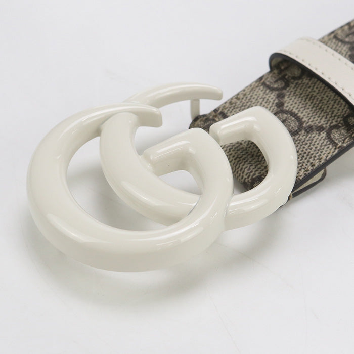 GUCCI wide Double G 400593 belt GG Supreme Women