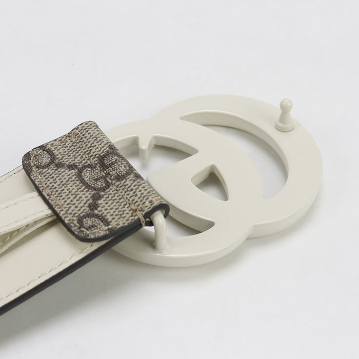 GUCCI wide Double G 400593 belt GG Supreme Women