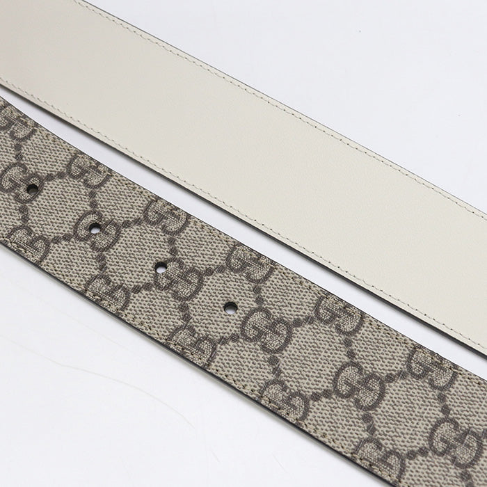 GUCCI wide Double G 400593 belt GG Supreme Women