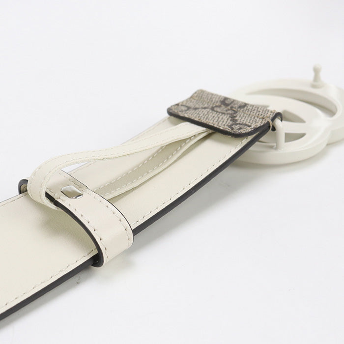 GUCCI wide Double G 400593 belt GG Supreme Women