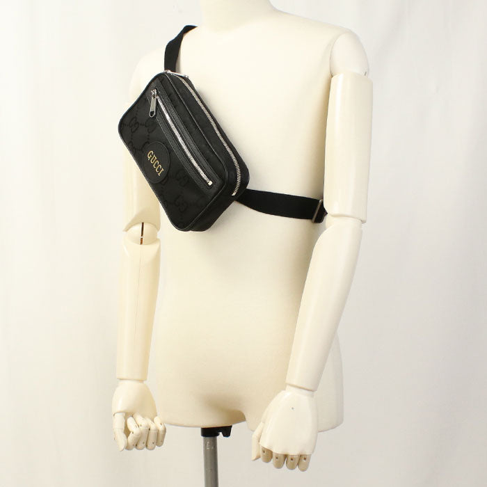 GUCCI Belt bag Off the grid 631341 body bag/GG nylon/leather mens