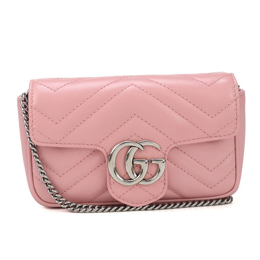 GUCCI mini GG Marmont 476433 Diagonal shoulder bag Shoulder Bag leather Women