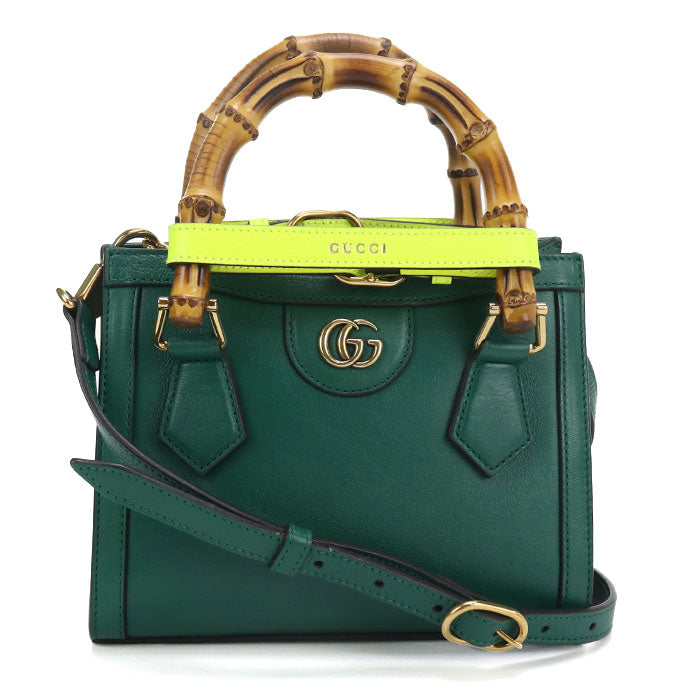 GUCCI Small Tote Bag 2WAY Gucci Diana 655661 Handbag leather Women