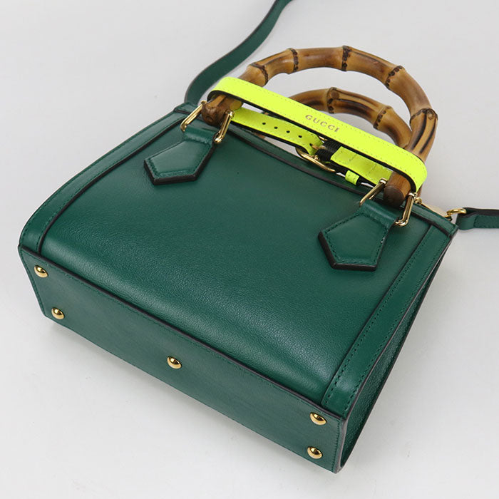 GUCCI Small Tote Bag 2WAY Gucci Diana 655661 Handbag leather Women