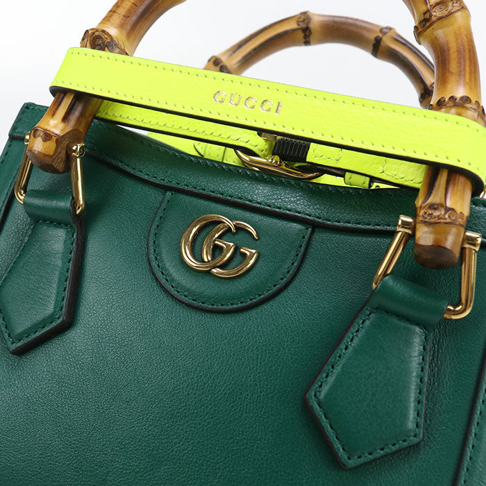 GUCCI Small Tote Bag 2WAY Gucci Diana 655661 Handbag leather Women