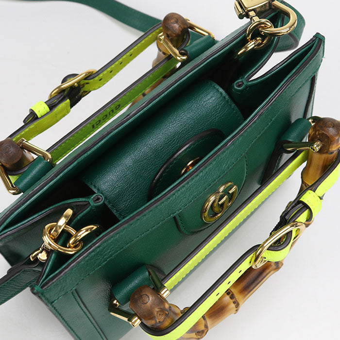 GUCCI Small Tote Bag 2WAY Gucci Diana 655661 Handbag leather Women