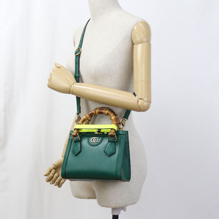 GUCCI Small Tote Bag 2WAY Gucci Diana 655661 Handbag leather Women