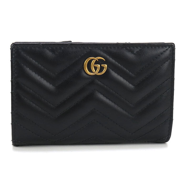 GUCCI Card Case wallet Double G 781583 Folded wallet/Quilted leather Women
