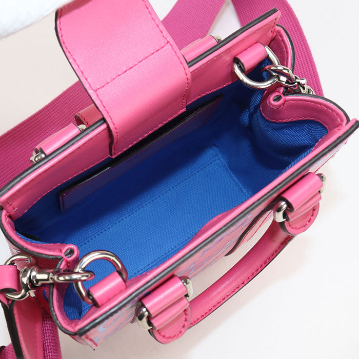 GUCCI Mini 2WAY GG emboss 696010 Tote Bag leather Women