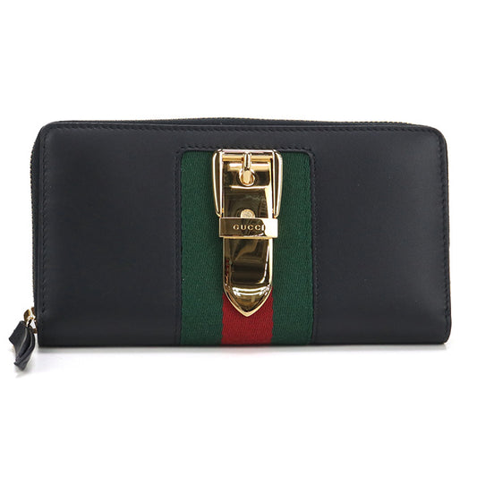 GUCCI zip around long wallet Silvi 476083 PurseZip Around leather Women
