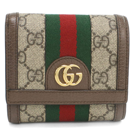 GUCCI GG Card Case wallet Ofidia 598662 Folded wallet PVC/leather Women