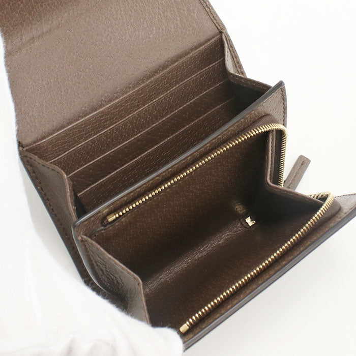 GUCCI GG Card Case wallet Ofidia 598662 Folded wallet PVC/leather Women