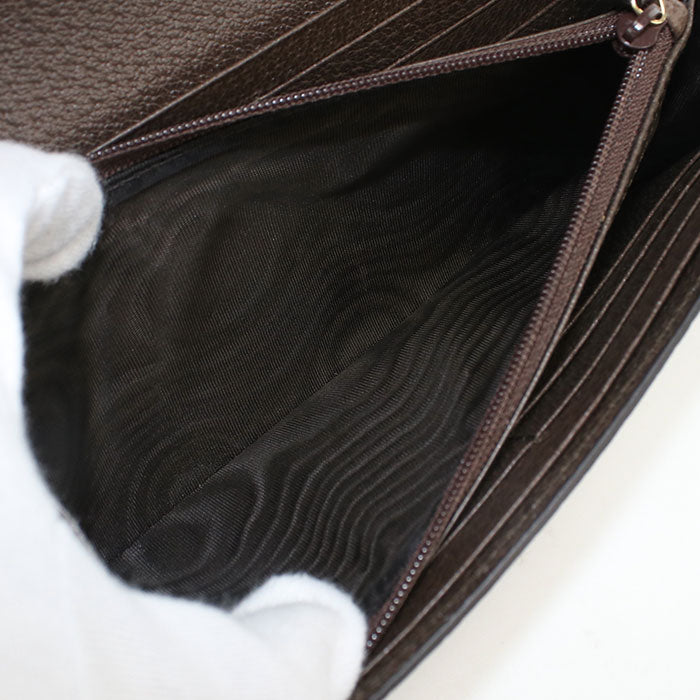 GUCCI GG Continental Wallet Ofidia 523153 Long wallet with double fold coin purse PVC/leather Women