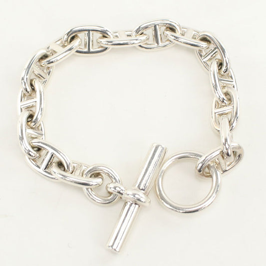 HERMES Shane Dunkle MM 15 frames Bracelet Silver925 Unisex