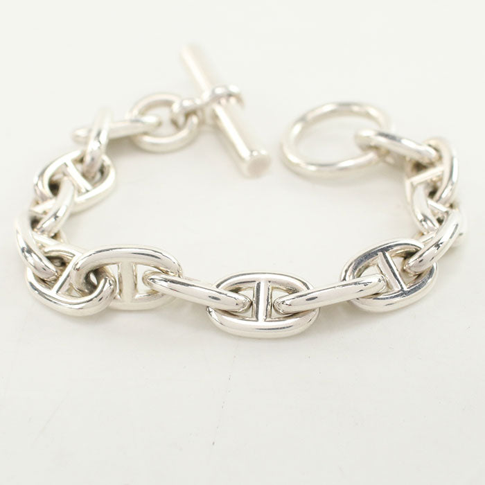 HERMES Shane Dunkle MM 15 frames Bracelet Silver925 Unisex