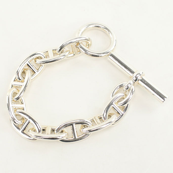 HERMES Chaine d'Ancre TGM 10 frames Bracelet Silver925 Unisex