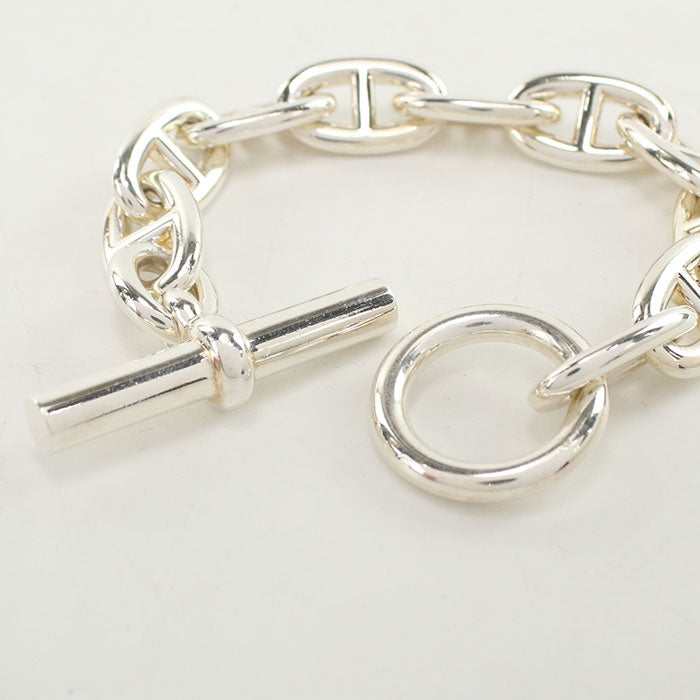 HERMES Chaine d'Ancre TGM 10 frames Bracelet Silver925 Unisex