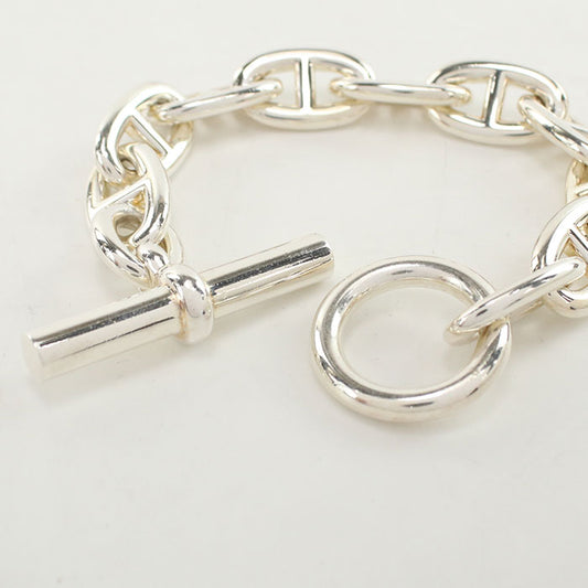 HERMES Chaine d'Ancre TGM 10 frames Bracelet Silver925 Unisex