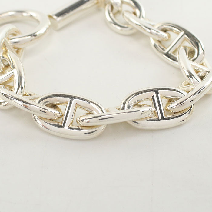 HERMES Chaine d'Ancre TGM 10 frames Bracelet Silver925 Unisex