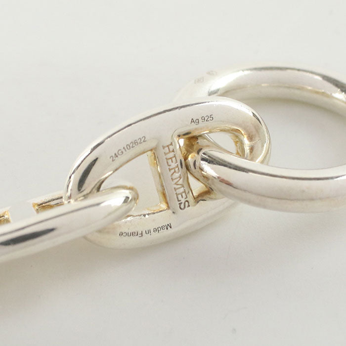 HERMES Chaine d'Ancre TGM 10 frames Bracelet Silver925 Unisex