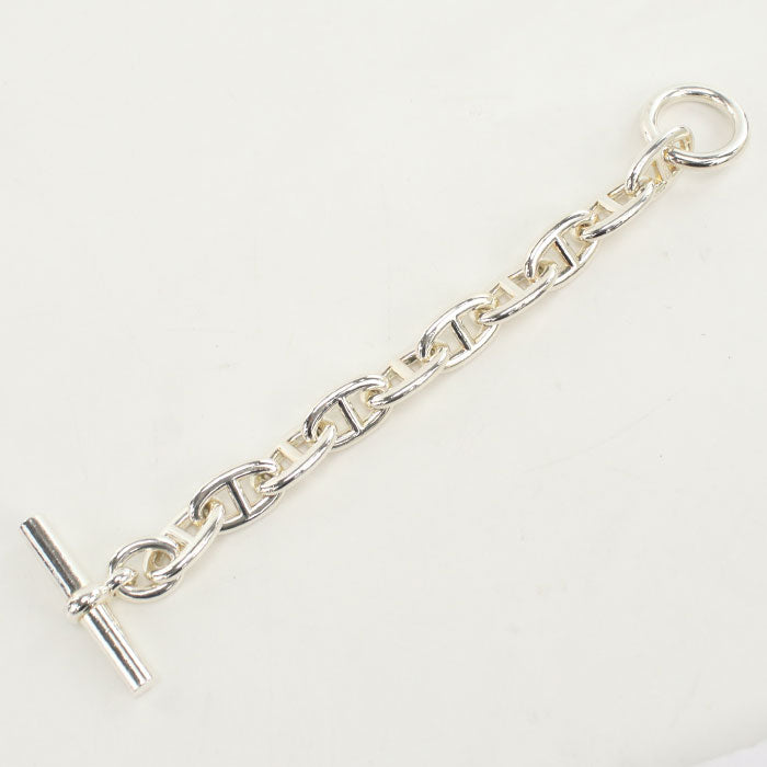 HERMES Chaine d'Ancre TGM 10 frames Bracelet Silver925 Unisex