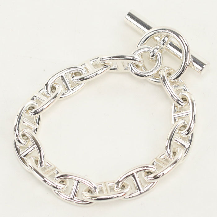 HERMES Chaine d'Ancre MM 14 frames Bracelet Silver925 Unisex