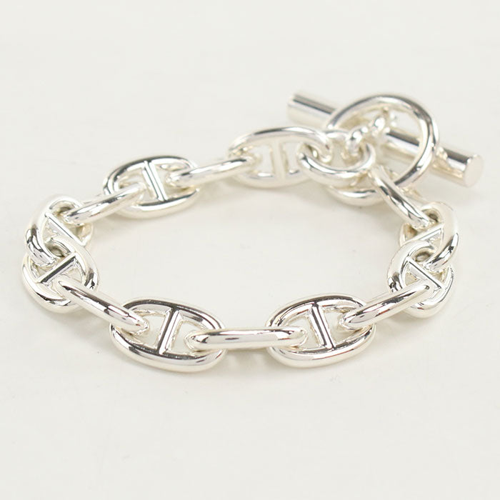 HERMES Chaine d'Ancre MM 14 frames Bracelet Silver925 Unisex