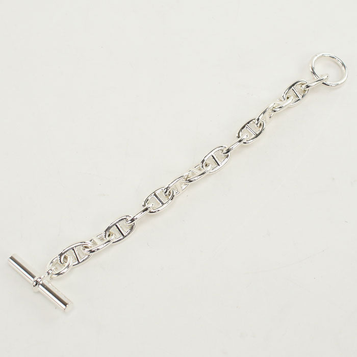 HERMES Chaine d'Ancre MM 14 frames Bracelet Silver925 Unisex