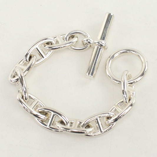 HERMES Chaine d'Ancre GM 10 frames Bracelet Silver925 Unisex