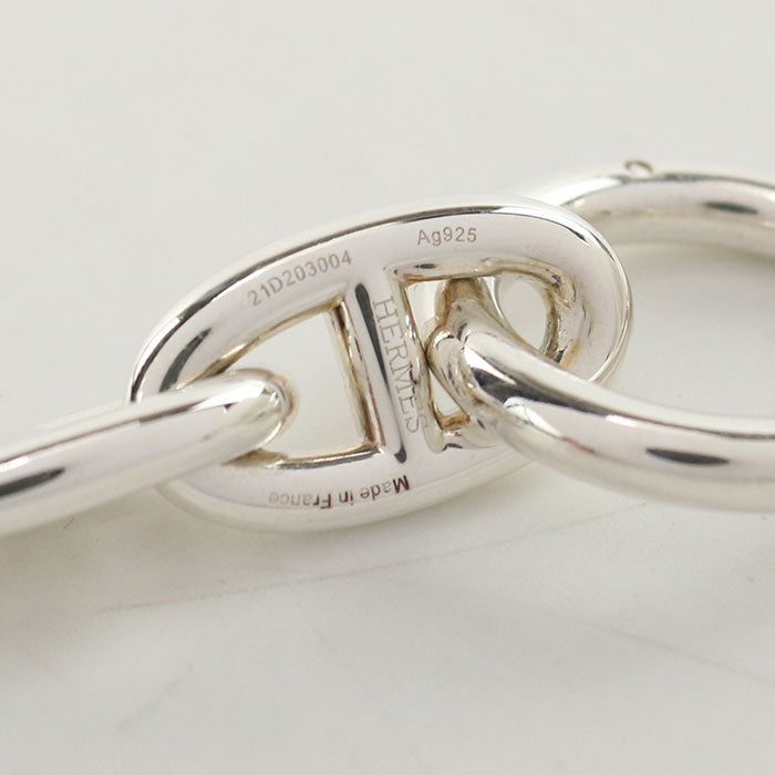 HERMES Chaine d'Ancre GM 10 frames Bracelet Silver925 Unisex